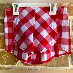 NWOT Sweet Honey Red and White Checkered Shorts